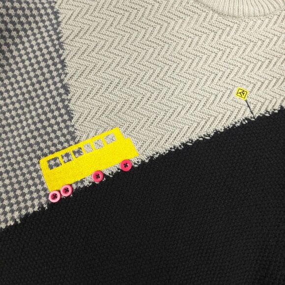 TEDDY FRESH Hila Klein Uphill Battle Sweater Weird Kidcore Streetwear 90s Y2k - Picture 3 of 8